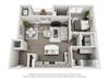 The Lakes at Eagle 1x1 A Floor Plan The Lakes at Eagle 1x1 A Floor Plan